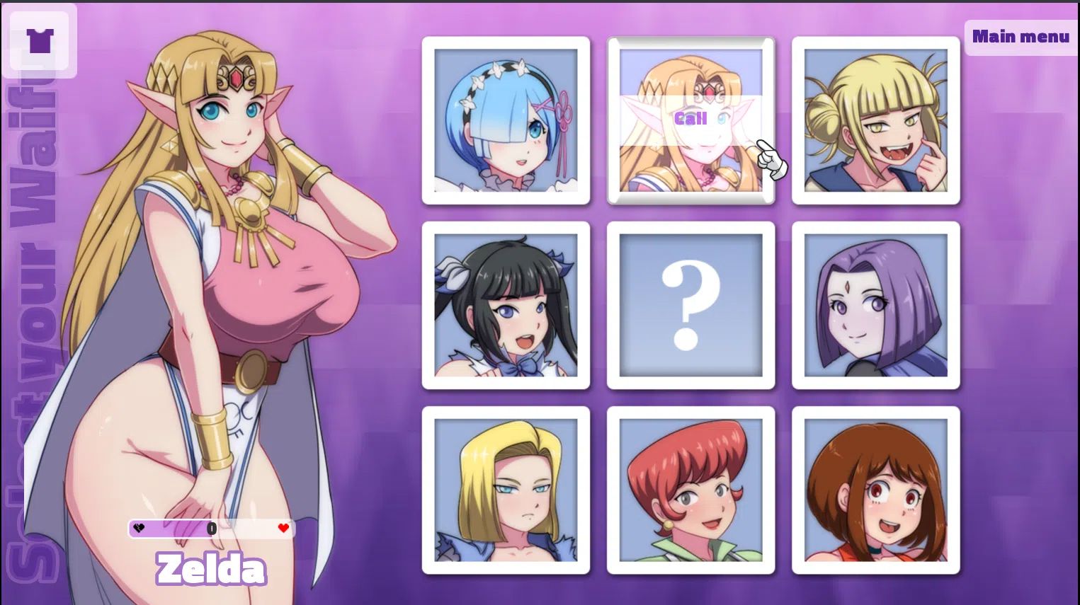 【安卓/SLG/动态】WaiFuHub1-7/动漫老婆列表 [2090M]